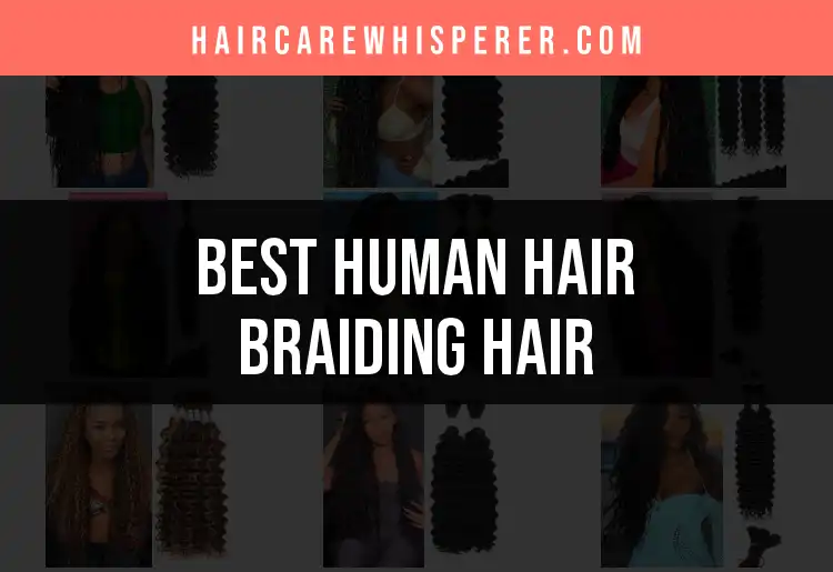 15 Premium Human Hair Braiding Hair Picks
